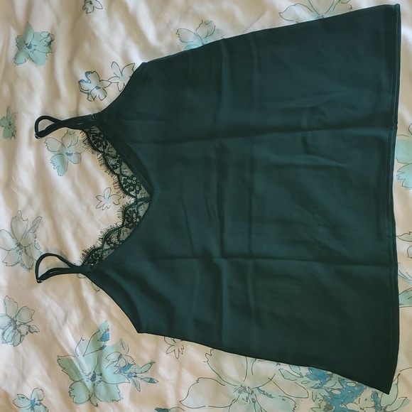 Forest Green Lace Cami XS - Picture 4 of 8
